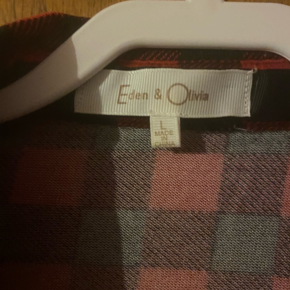 Plaid button up - Picture 2 of 4